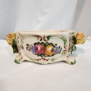 Vintage 1930s Handmade ZSZ FS NOVE ITALY 8" Dish